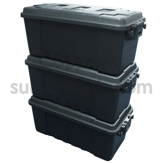 Medium Pack of Three Plano Military Storage Boxes
