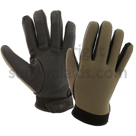 Cold Weather Waterproof Neoprene Military Glove, OG Sizes S-XL