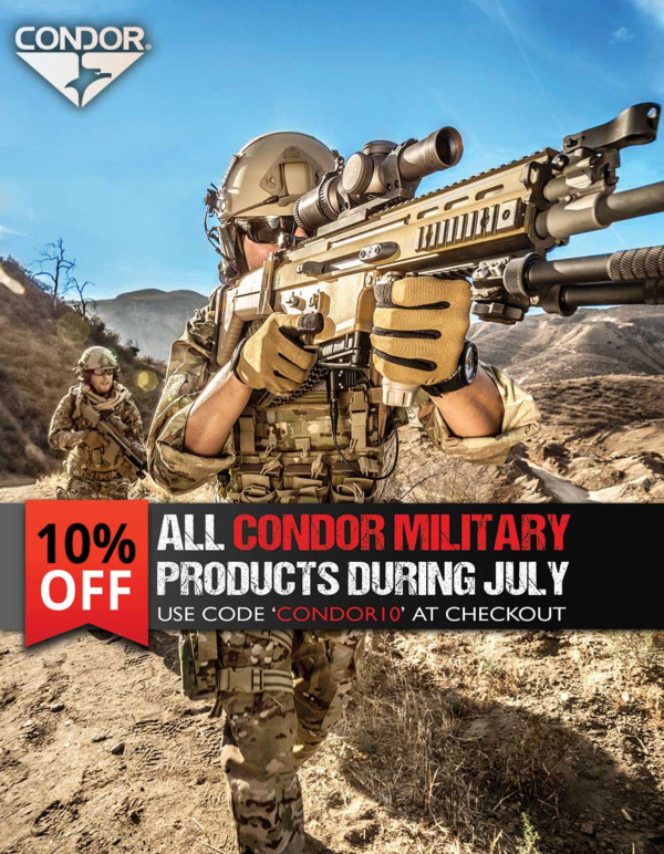 10% Off Condor Tactical Clothing